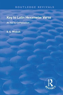 Key to Latin Hexameter Verse (eBook, ePUB) - Winbolt, S. E.