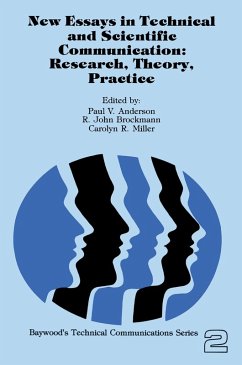 New Essays in Technical and Scientific Communication (eBook, ePUB) - Anderson, Paul V; Brockman, John R; Miller, Carolyn R