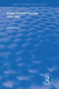 Cover British Colonial Theories 1570 - 1850 (eBook, ePUB)