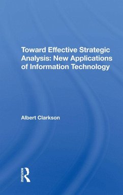 Cover Toward Effective Strategic Analysis (eBook, ePUB)