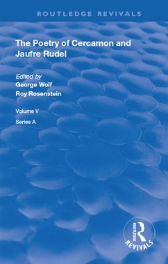 The Poetry of Cercamon and Jaufre Rudel (eBook, PDF) Cover The Poetry of Cercamon and Jaufre Rudel (eBook, PDF)