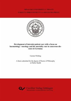 Cover Development of internist patient care with a focus on haematology / oncology and the mortality rate in cancerous diseases in Germany (eBook, PDF)