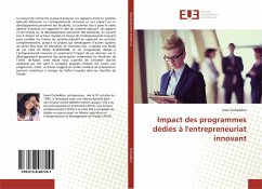 Impact des programmes dédiés à l'entrepreneuriat innovant - Ouhaddou, Iman