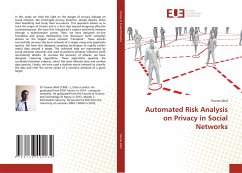 Cover Automated Risk Analysis on Privacy in Social Networks