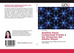 Análisis Socio Contextual Frente a las Vivencias del Adulto Mayor - Flores, Sayra