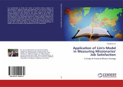 Application of Lim's Model in Measuring Missionaries' Job Satisfaction