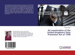 An examination of the United Kingdom's Data Protection Act of 1998