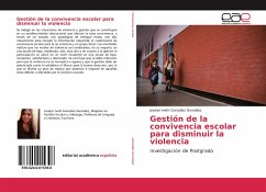 Gestión de la convivencia escolar para disminuir la violencia - González González, Joselyn Iveth