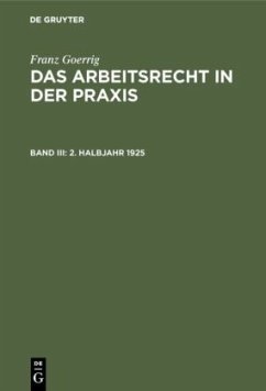 2. Halbjahr 1925 - Goerrig, Franz