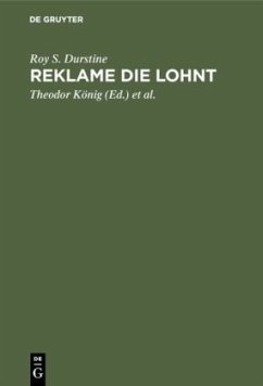 Reklame die lohnt - Durstine, Roy S.