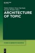 Architecture of Topic (eBook, PDF) - Bild 1