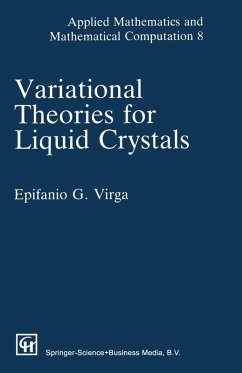 Variational Theories for Liquid Crystals (eBook, ePUB) - Virga, E. G.