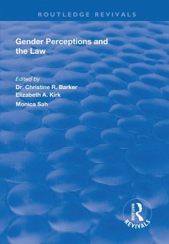 Cover Gender Perceptions and the Law (eBook, ePUB)