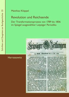 Revolution und Reichsende (eBook, PDF) - Klöppel, Matthias