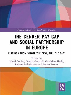 Cover The Gender Pay Gap and Social Partnership in Europe (eBook, ePUB)