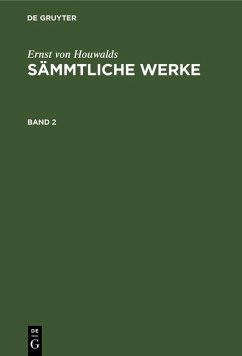 Cover Ernst von Houwalds: Sämmtliche Werke. Band 2 (eBook, PDF)