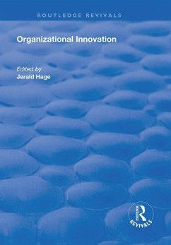 Cover Organizational Innovation (eBook, PDF)