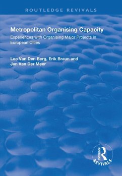 Metropolitan Organising Capacity (eBook, ePUB) - Berg, Leo Van Den; Braun, Erik; Meer, Jan Van Der