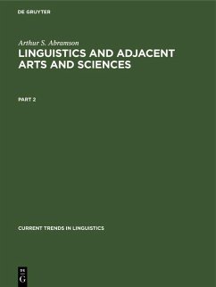 Cover Arthur S. Abramson: Linguistics and Adjacent Arts and Sciences. Part 2 (eBook, PDF)