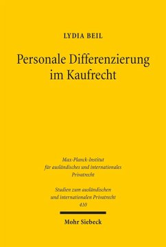 Personale Differenzierung im Kaufrecht (eBook, PDF) - Beil, Lydia