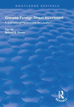 Chinese Foreign Direct Investment (eBook, PDF) - Qu, Tao; Green, Milford B.