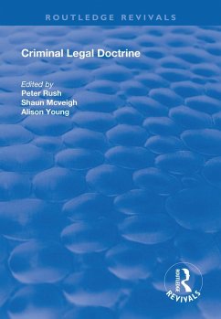 Criminal Legal Doctrine (eBook, PDF) Criminal Legal Doctrine (eBook, PDF)