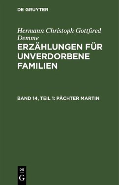 Pächter Martin (eBook, PDF) - Demme, Hermann Christoph Gottfried
