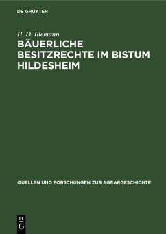 Bäuerliche Besitzrechte im Bistum Hildesheim (eBook, PDF) - Illemann, H. D.