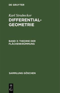 Theorie der Flächenkrümmung (eBook, PDF) - Strubecker, Karl