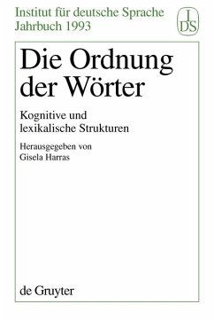 Cover Die Ordnung der Wörter (eBook, PDF)