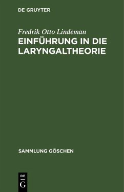 Cover Einführung in die Laryngaltheorie (eBook, PDF)