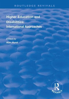 Cover Higher Education and Disabilities (eBook, ePUB)