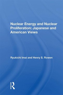 Nuclear Energy And Nuclear Proliferation (eBook, PDF) - Imai, Ryukichi