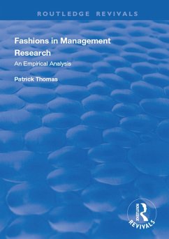 Fashions in Management Research (eBook, PDF) Cover Fashions in Management Research (eBook, PDF)
