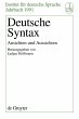 Deutsche Syntax (eBook, PDF) - Bild 1