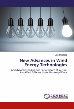 New Advances in Wind Energy Technologies - Wekesa, David