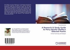 A Research & Study Guide to Percy Bysshe Shelley's Selected Poems - Brahmbhatt, Tushar