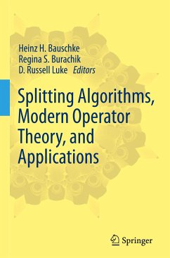 Splitting Algorithms, Modern Operator Theory, and Applications