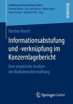 Informationsabstufung und -verknüpfung im Konzernlagebericht - Rauch, Karsten