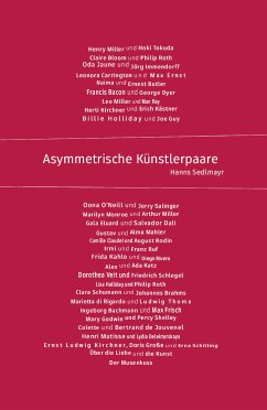 Asymmetrische Künstlerpaare (eBook, ePUB) - Sedlmayr, Hanns