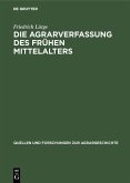 Die Agrarverfassung des frühen Mittelalters (eBook, PDF)