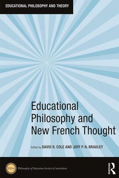 Cover Educational Philosophy and New French Thought (eBook, PDF)