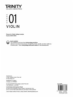 Trinity College London Violin Exam Pieces From 2020: Grade 1 (part only) - College London, Trinity