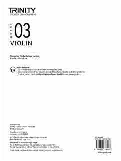 Trinity College London Violin Exam Pieces From 2020: Grade 3 (part only) - College London, Trinity