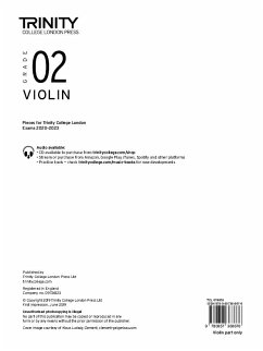 Trinity College London Violin Exam Pieces From 2020: Grade 2 (part only) - College London, Trinity