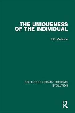 The Uniqueness of the Individual (eBook, PDF) - Medawar, P. B.