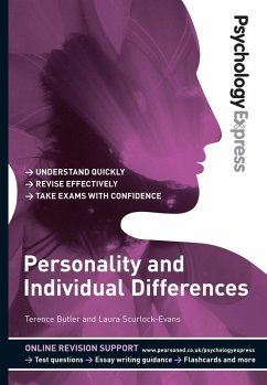 Psychology Express: Personality, Individual Differences and Intelligence (Undergraduate Revision Guide) (eBook, ePUB) - Butler, Terence; Upton, Dominic