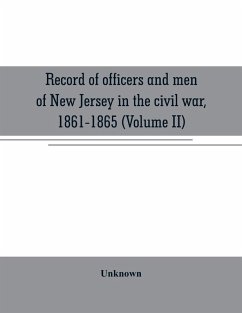 Cover Record of officers and men of New Jersey in the civil war, 1861-1865 (Volume II)