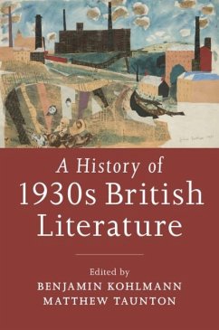 History of 1930s British Literature (eBook, PDF) Cover History of 1930s British Literature (eBook, PDF)