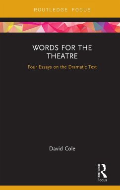 Words for the Theatre (eBook, PDF) - Cole, David